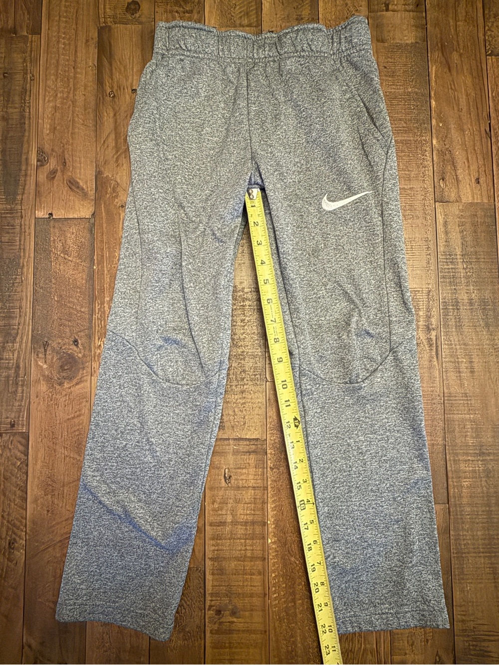 Nike Dri-FIT Gray Heather Fleece Sweatpants Men’s Medium Athletic Joggers - Picture 5 of 9
